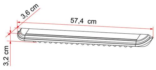 LED Außenleuchte 12V, mit Bewegungsmelder 435325