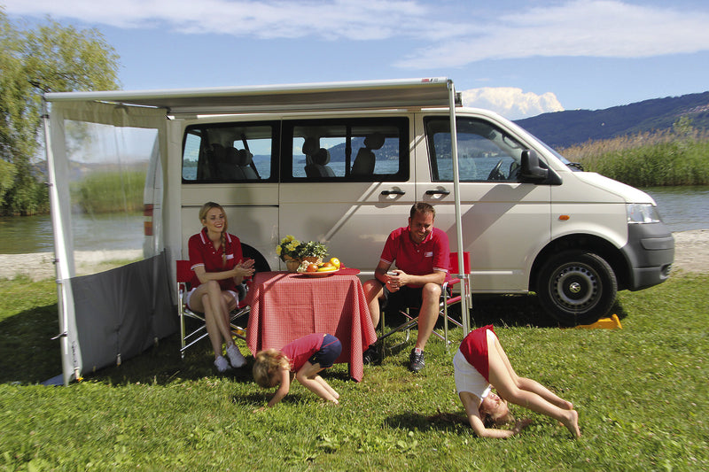 Load image into Gallery viewer, CAMERA PRIVACY CS Light f. Caravan. Negozio 250cm grigio Fast Clip grigio 435629
