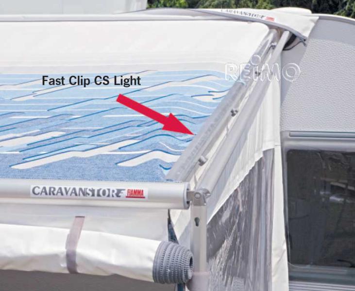 Carica immagine in Galleria Viewer, PRIVACY ROMM CS Light per Caravanstore 280cm grigio Fast Clip 280cm. 435631
