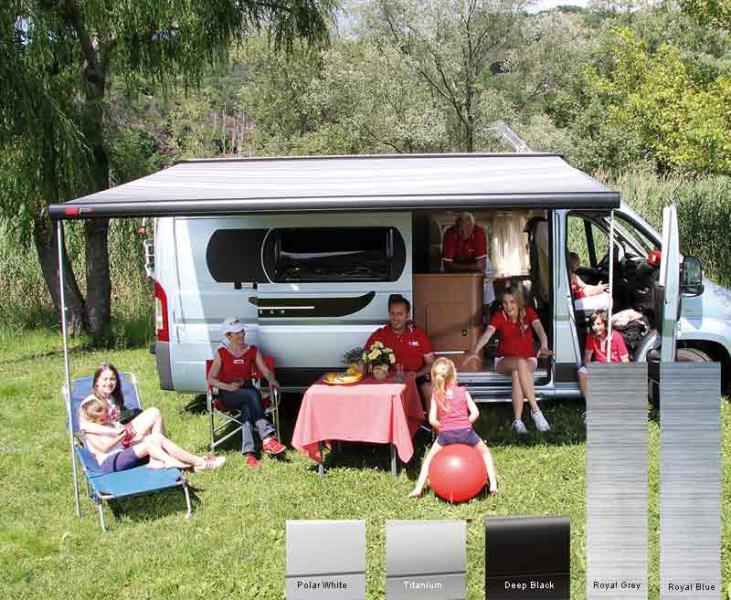 Load image into Gallery viewer, Tenda da tetto Fiamma F65S 4,0m, per furgoni e camper 436430
