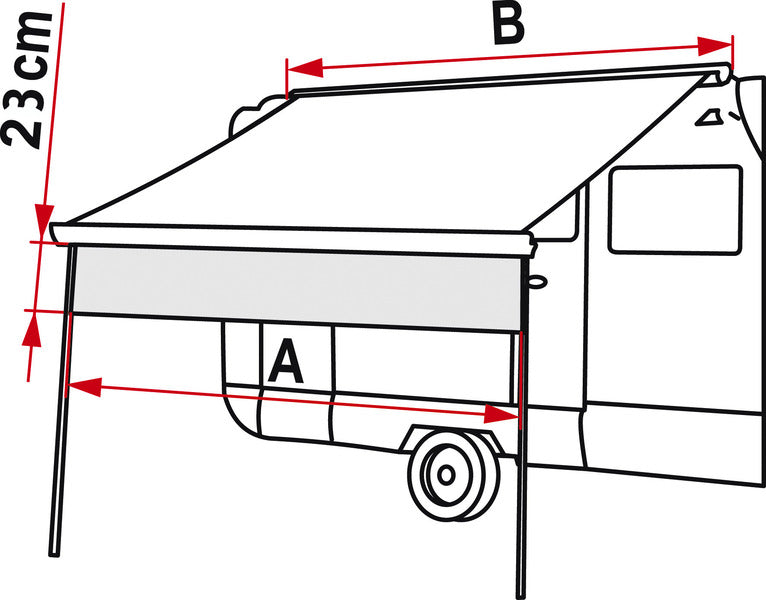 Load image into Gallery viewer, Parasole Volant - Visiera parasole per F45,F65,F70,F35, Caravanstore 437471
