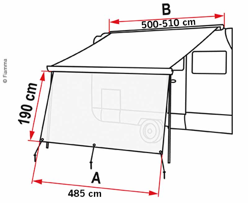 Load image into Gallery viewer, Parete frontale Sunview XL 500 per F45, F65 e Caravanstore 437486
