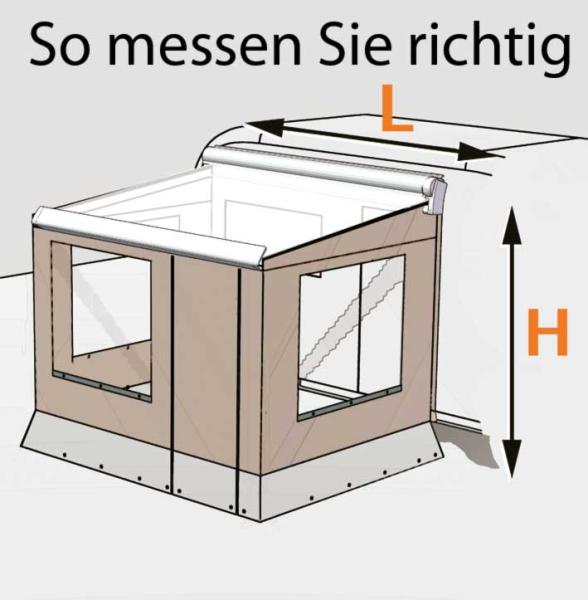 Load image into Gallery viewer, Camp Room 500 per tende da sole a parete laterale Prostor 500, larghezza 480cm 438597
