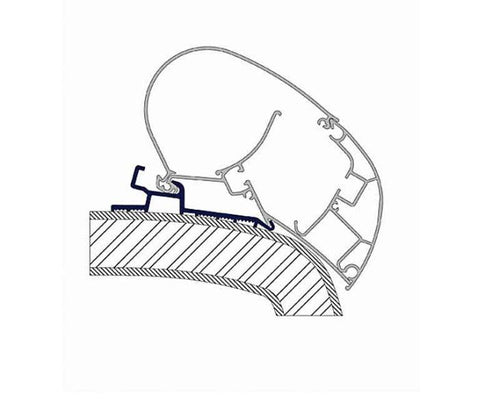 Set di adattatori per Prostor 600, Hymer SX, 5.0m 43903