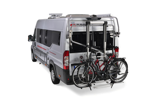 Portapacchi posteriore Futuro E-Lift per 2 biciclette, Duc. dal 2006 tetto forma 440001