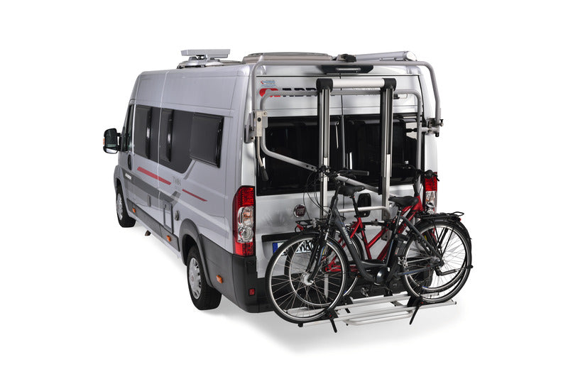 Carica immagine in Galleria Viewer, Portapacchi posteriore Futuro E-Lift per 2 biciclette, Duc. dal 2006 tetto forma 440001
