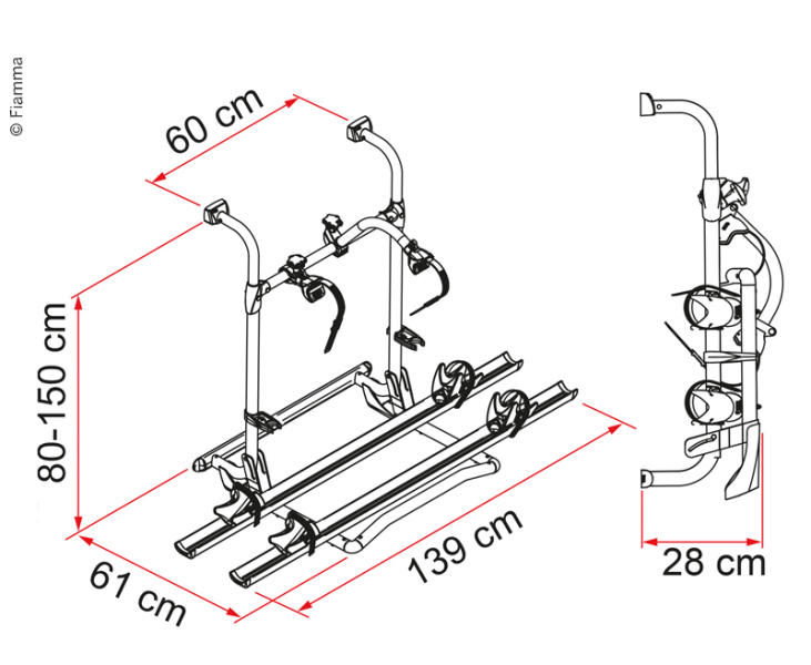 Load image into Gallery viewer, portapacchi posteriore Carry Bike PRO E-Bike f.2 ruote 60kg 440217
