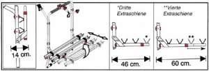 Portabiciclette posteriore per Mercedes Vito (2 ruote) 44034