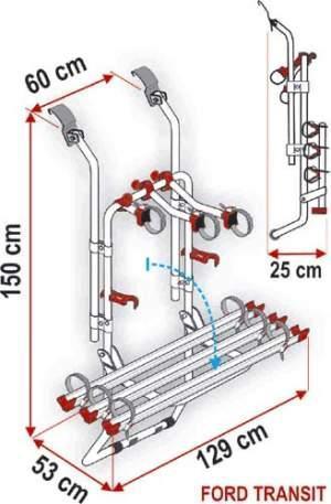 Load image into Gallery viewer, Portabiciclette Carry Bike Ford anno 2000-2012 f. 2 (max. 3) ruote 44037
