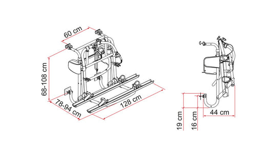 Heckt.Carry Bike M.Lift77 440425