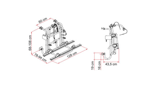 Heckt.Carry Bike Lift 77 440428