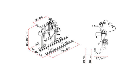 Heckt.Carry Bike Lift 77 440428