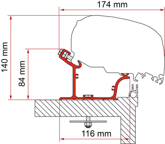 Fiamma Kit Adria Caravan ab Bj. 2015 440518