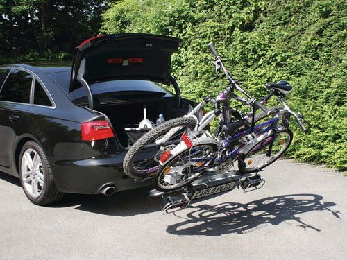 Portabiciclette pieghevole per gancio di traino per 2 biciclette 440620