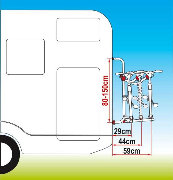 Load image into Gallery viewer, Portapacchi posteriore Carry Bike UL per 2 ruote 44073
