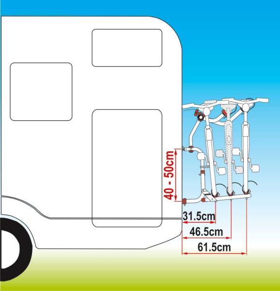 Load image into Gallery viewer, Portapacchi posteriore Carry Bike CL per 2 ruote 44074
