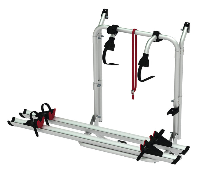 Load image into Gallery viewer, Portapacchi posteriore in alluminio Carry Bike 200D completo per porte a battent 44095
