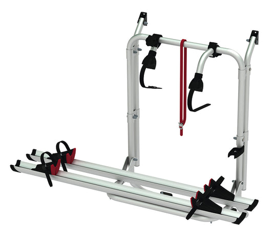 Portapacchi posteriore in alluminio Carry Bike 200D completo per porte a battent 44095