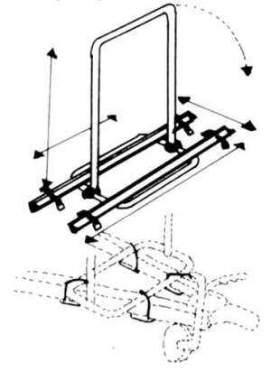 Load image into Gallery viewer, Supporto timone per caravan Polo per 2 ruote 44105
