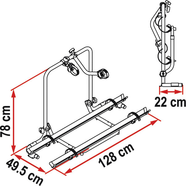 Load image into Gallery viewer, Carry Bike Garage Plus per 2 / max. 4 ruote 44141
