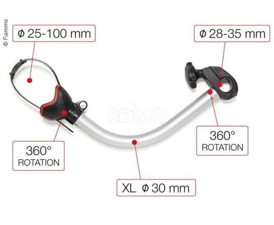 Montaggio su cerchio Blocco Bicicletta Pro S D1 441524