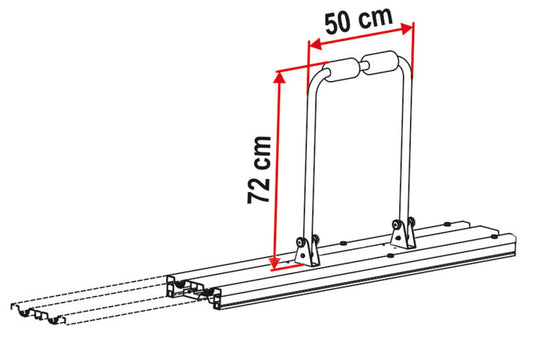 Kit Bicicletta Slide per 2 biciclette 44191