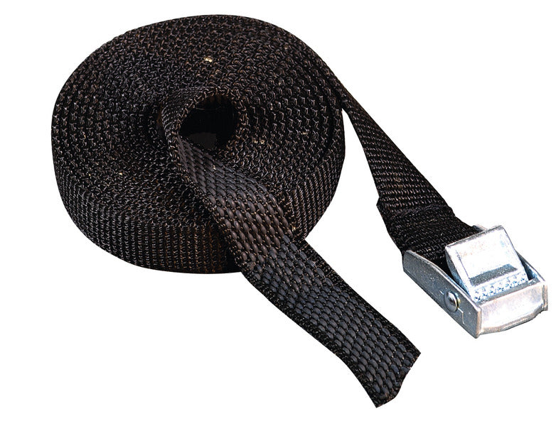 Load image into Gallery viewer, Cinturino in gomma 2m x 18mm, nero. 2 pezzi, confezionati in SB. 44200
