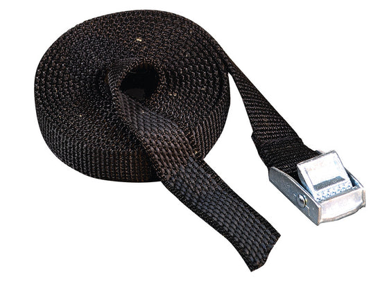 Cinturino in gomma 2m x 18mm, nero. 2 pezzi, confezionati in SB. 44200