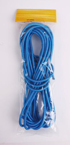 Guinzaglio in gomma blu / bianco, 10 metri 44215