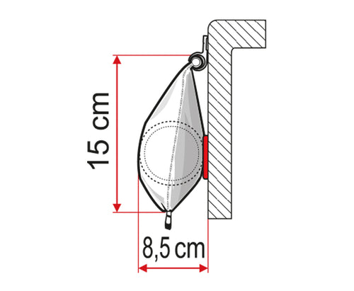 Tenda da sole Fiamma Caravan Caravanstore 310 XL, Royal Grey 444231