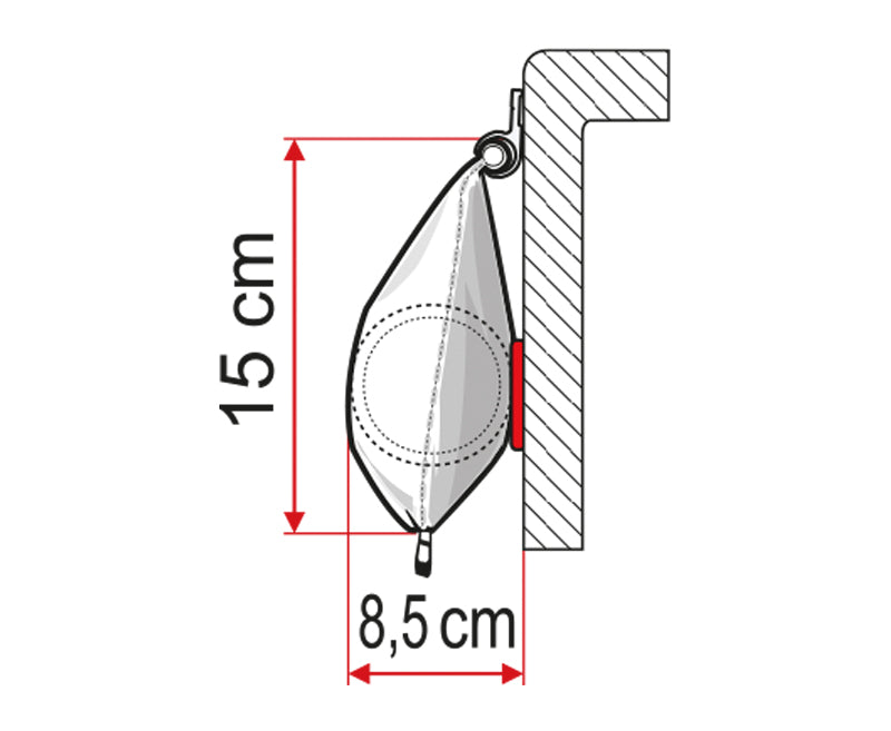 Load image into Gallery viewer, Tenda da sole Fiamma Caravan Caravanstore 360 XL, Royal Grey 444232
