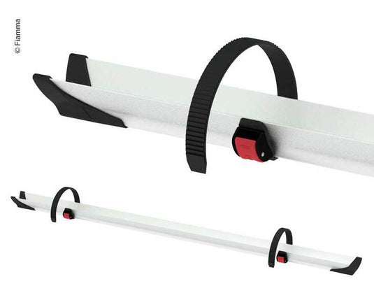 Portabiciclette Rail Quick Pro 128 cm nero 44426