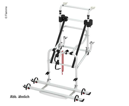 Portabiciclette posteriore Carry Bike Lift 77 per 2 ruote, carico massimo 60kg, blu 44464
