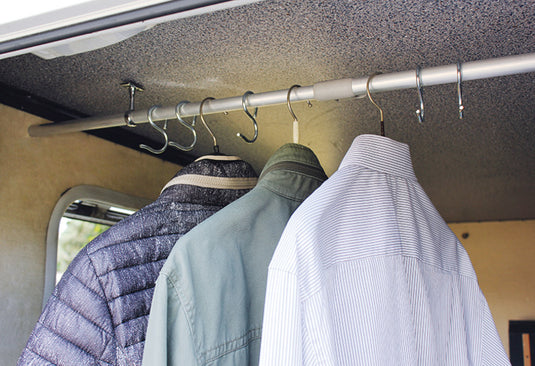 Appendiabiti per garage posteriore, versione corta 44504