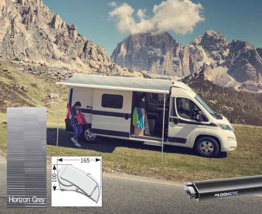 DOMETIC PERFECTROOF PR 2000 - 2,65m Antracite / Grigio Orizzonte 447005