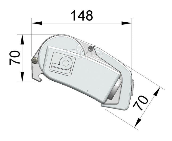 Load image into Gallery viewer, Prostor 350 - 3,75m Bianco / Onde Blu 447041
