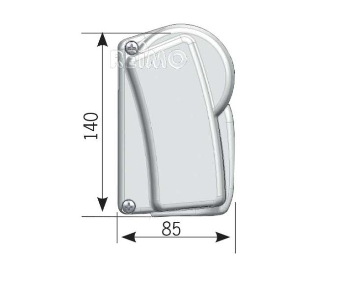 Load image into Gallery viewer, Tenda da sole a parete Dometic Perfect Wall 1500, involucro: bianco colore: Grig 44716
