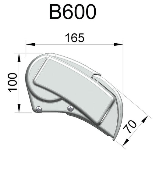 Perfectroof PR 2500 - 3,5m Bianco / Grigio Orizzonte 44726