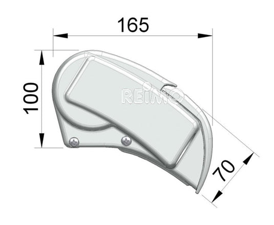 Prostor 600 - 3,75m Bianco / Grigio Orizzontale 44733