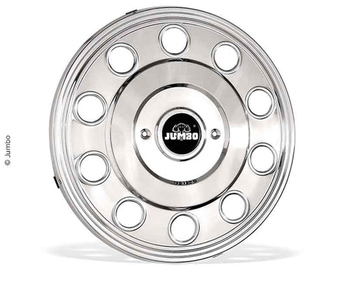 Copriruota classico in acciaio inox 16