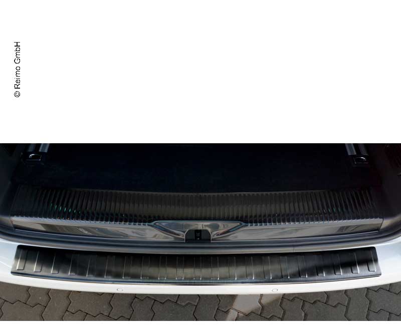 Carica immagine in Galleria Viewer, protezione paraurti in acciaio inox anodizzato nero T6 (anche Multivan e Caravel 463124
