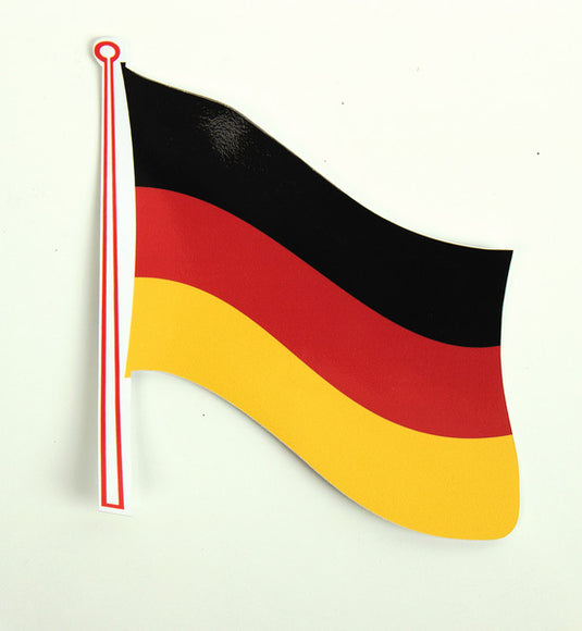Adesivo a bandiera Germania confezione da 2 pezzi, 145 x 125 mm 464302