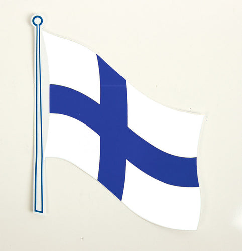 Adesivo con bandiera Finlandia confezione da 2, 145 x 125 mm 464305