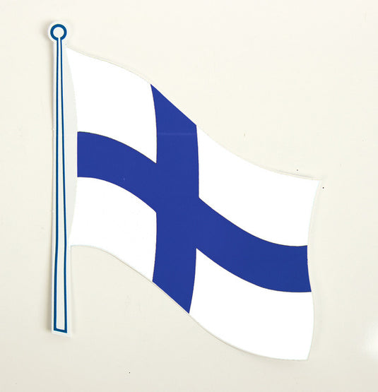 Adesivo con bandiera Finlandia confezione da 2, 145 x 125 mm 464305