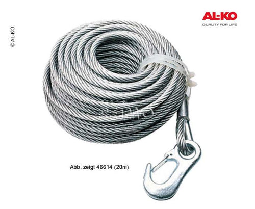 Corda 12,5m per verricello Alko 900kg 46611