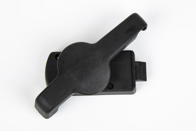 Carica immagine in Galleria Viewer, Serratura interna in poliammide GF nero, sfera in acciaio inox per maniglia este 467394
