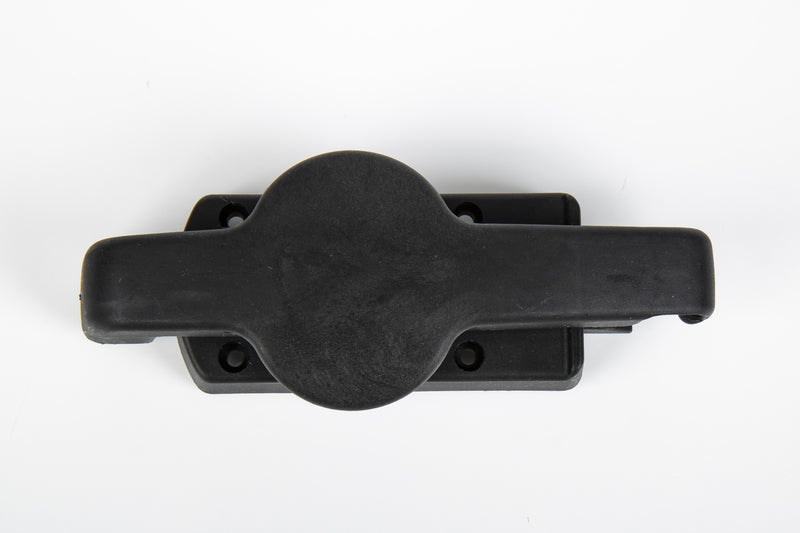 Carica immagine in Galleria Viewer, Serratura interna in poliammide GF nero, sfera in acciaio inox per maniglia este 467394
