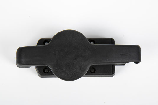 Serratura interna in poliammide GF nero, sfera in acciaio inox per maniglia este 467394