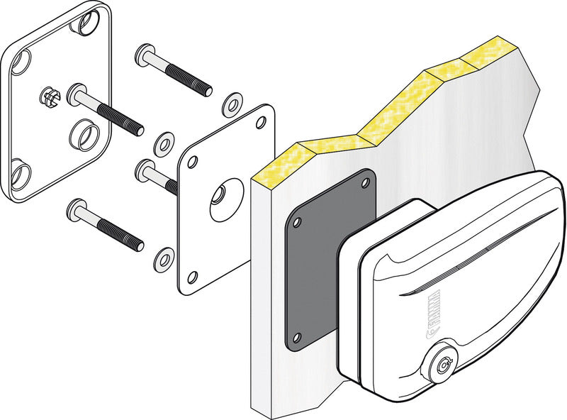 Load image into Gallery viewer, Protezione porta esterna Safe Door bianco 467462
