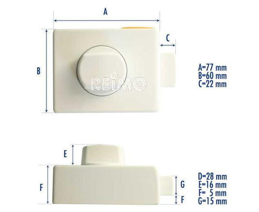 Serratura della porta Serratura supplementare 3xs contemporaneamente chiusura, s 467533